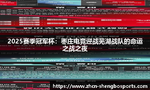 2025赛季冠军杯:枣庄电竞迎战芜湖战队的命运之战之夜