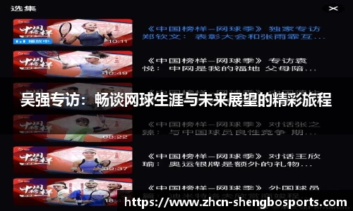 吴强专访:畅谈网球生涯与未来展望的精彩旅程